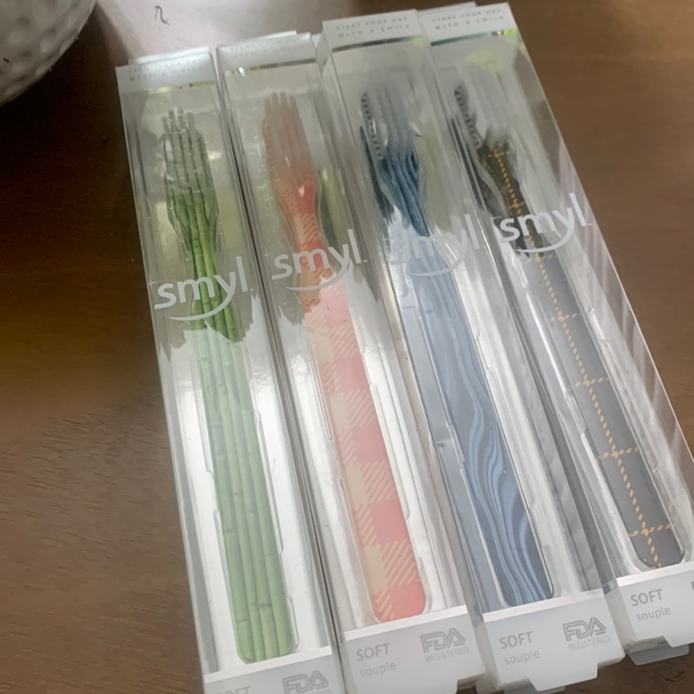 SMYL soft bristle toothbrushes